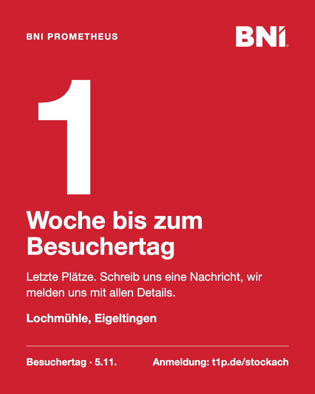 Stockach Countdown Do 29.10.
